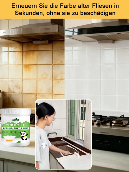 【1 Kanne für 120 m²】 Bodenfliesen-Keramik-Renovierungsfarbe🌟 Auch bei -20℃ bleibt die Leistung erhalten