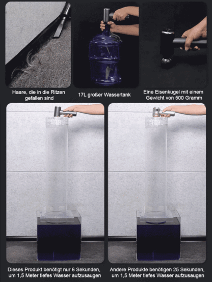 【Kostenlose Testversion】4-in-1 vollautomatischer Staubsauger