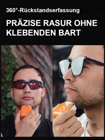 【50% Rabatt】Tragbarer elektrischer Rasierer mit Doppelkopf✨ ohne dunkle Stellen zu hinterlassen.