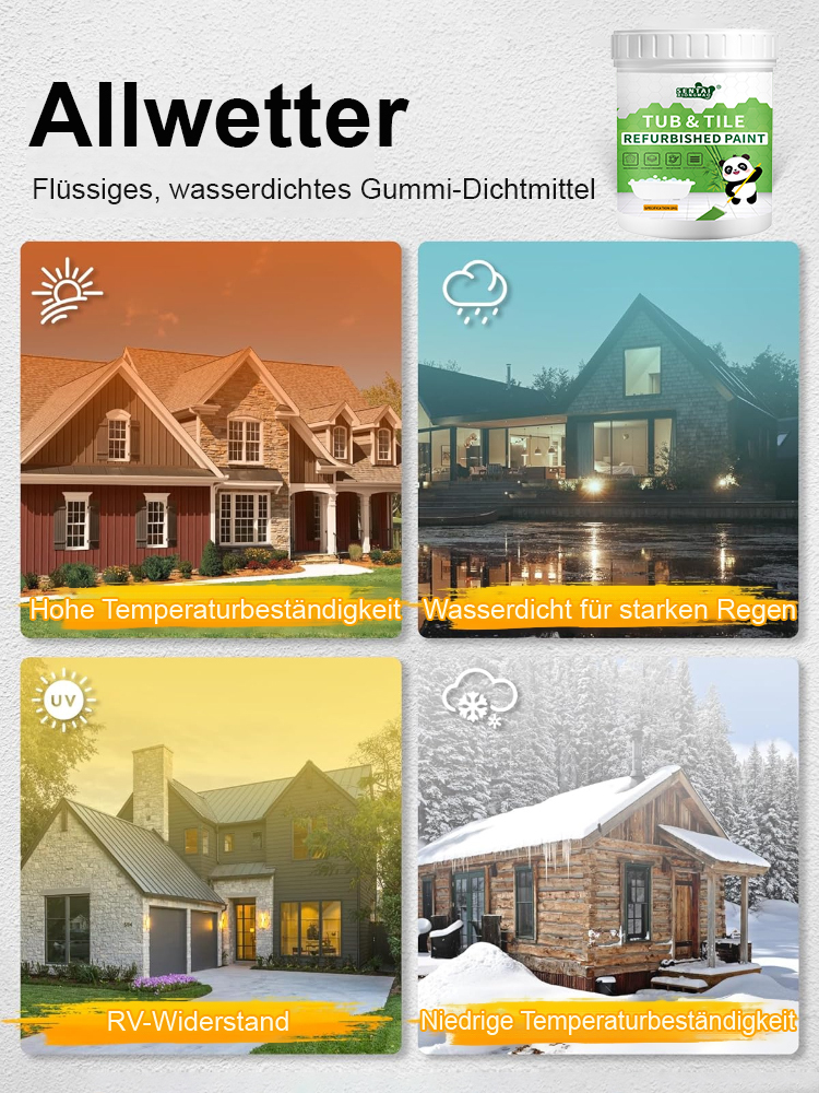 【1 Kanne für 60 m²】 Bodenfliesen-Keramik-Renovierungsfarbe🌟 Auch bei -20℃ bleibt die Leistung erhalten