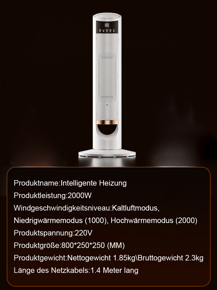 【Nur 1 kWh in sieben Tagen⚡】Intelligenter Heizkörper mit Heiz- und Befeuchtungsfunktion🔥14 Tage kostenlos testen