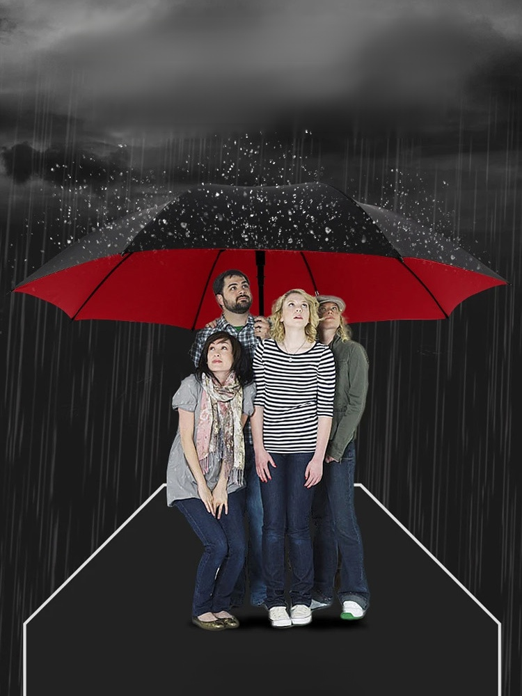 [Essential for Coastal Areas] 60-Bone Fully Automatic Storm-Proof Large Umbrella