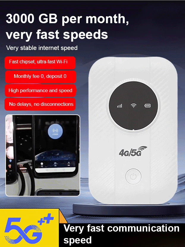Free Internet in Your Pocket 5G Router