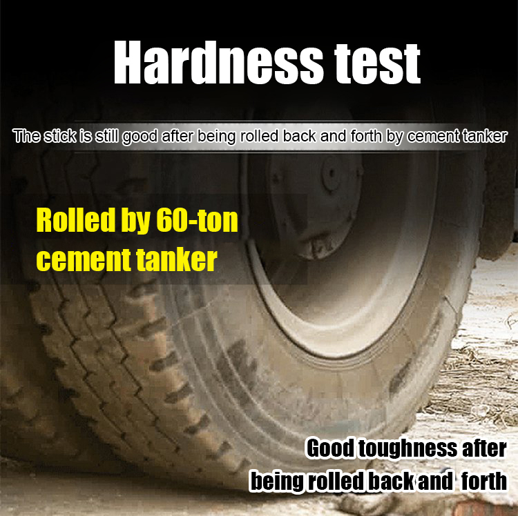 Telescopic deformation metal rod