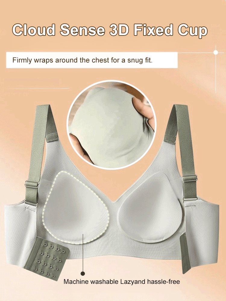 Small Heart Contrast Lift Seamless Bra