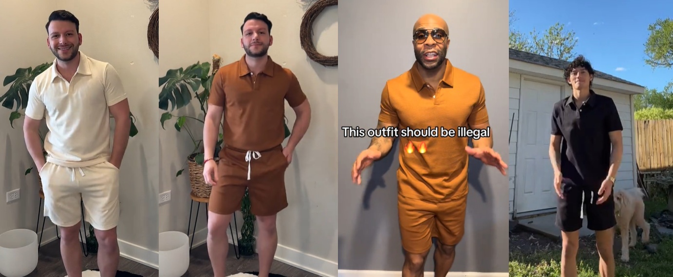 ELENCOCO Men's Summer Short Sleeve Shorts Athletic Casual Suit for Versatile Activities Outdoorfun,Fathers Day Gift Men's 2 Piece Set