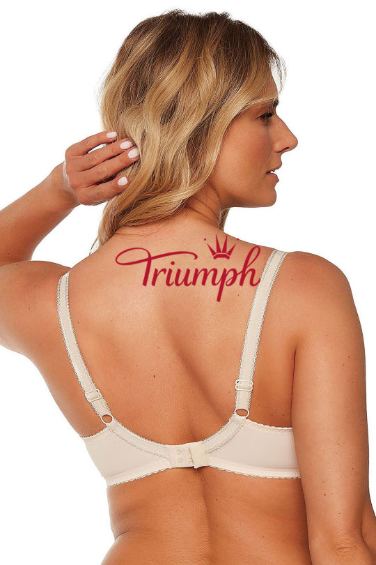 Triumph - [4 kosi] Modrček iz čipke s cvetnimi listi