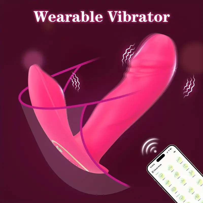 Stimulator klitorisa, vaginalni masažer, dildo za G-točko, ki ga upravlja aplikacija, seks igrače za odrasle