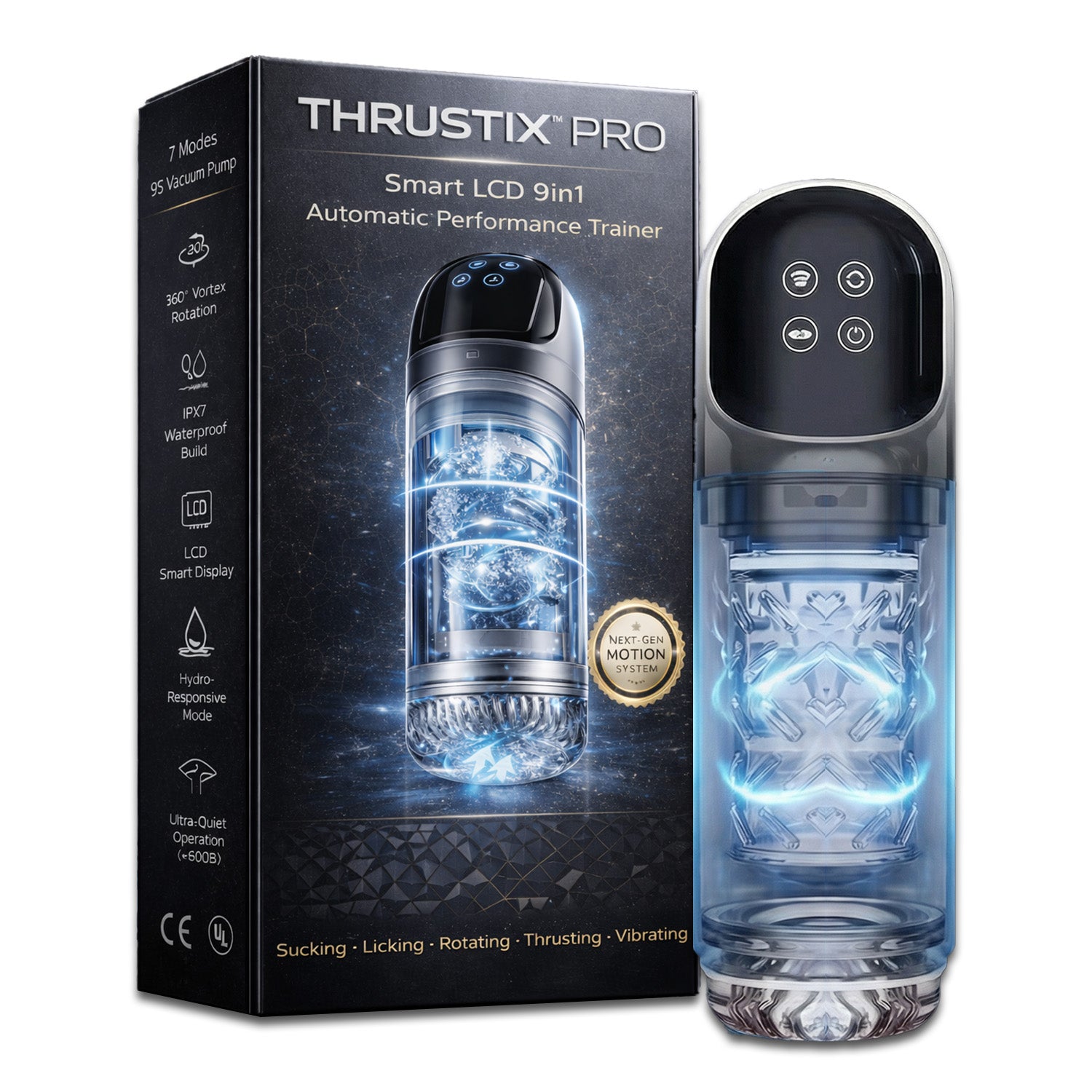OČETOVSKI DAN 70 % POPUST 💪 Nadgrajeni samodejni trenažer za zmogljivost THRUSTIX™ PRO Smart LCD 9v1 za leto 2026 🏆
