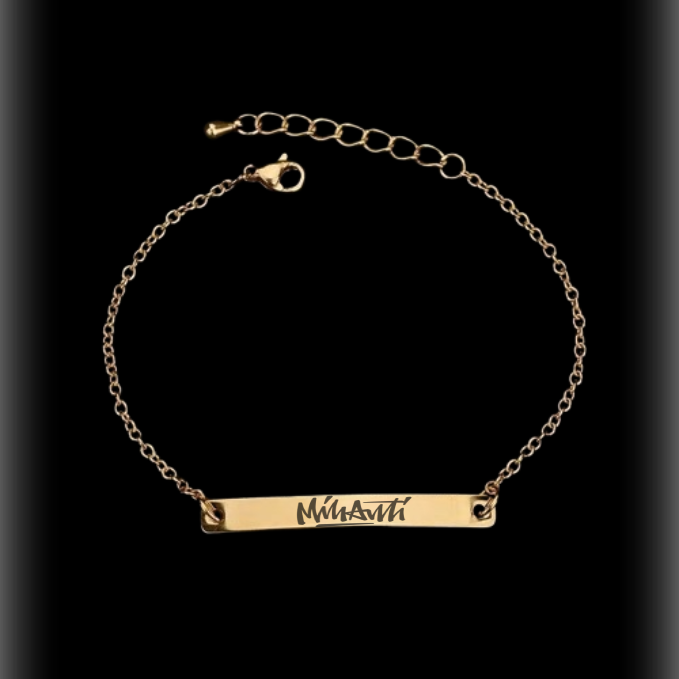"Mom's Forever in My Heart | Custom Engraved Mother's Day Bracelet with Free Gift Box"
