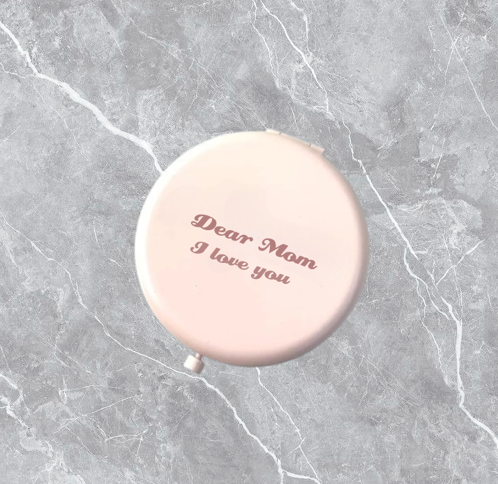 Hand-engraved gold and rose gold mirrors - timeless keepsakes for moms (Mother's Day gifts), besties and brides