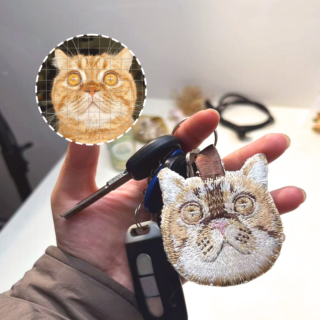 Your Unique Companion: Custom Embroidery Pet Keychains