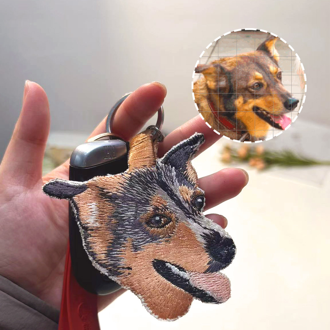 Your Unique Companion: Custom Embroidery Pet Keychains