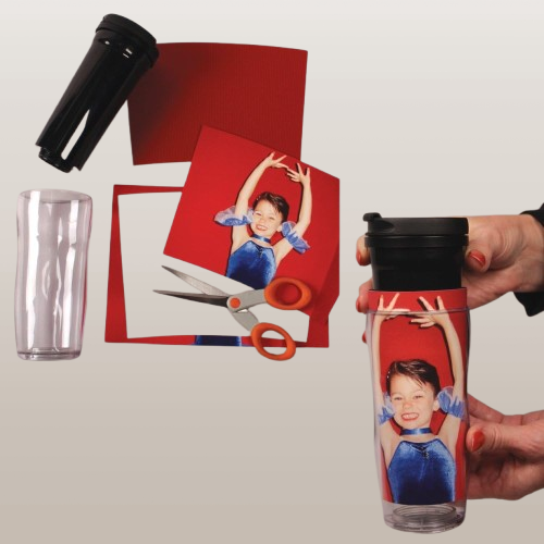 Personalized Photo Travel Mug & Pen DIY Gift Set – Customize Your Own Mugs and Pens with Photos or Online Designs – Perfect for Birthdays, Holidays, or Cherished Memories!