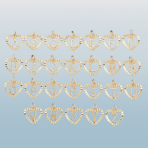 14K gold plated women's monogrammed anklet: hand layered Figaro chain with customized initials and heart elements for an exclusive ankle bracelet
