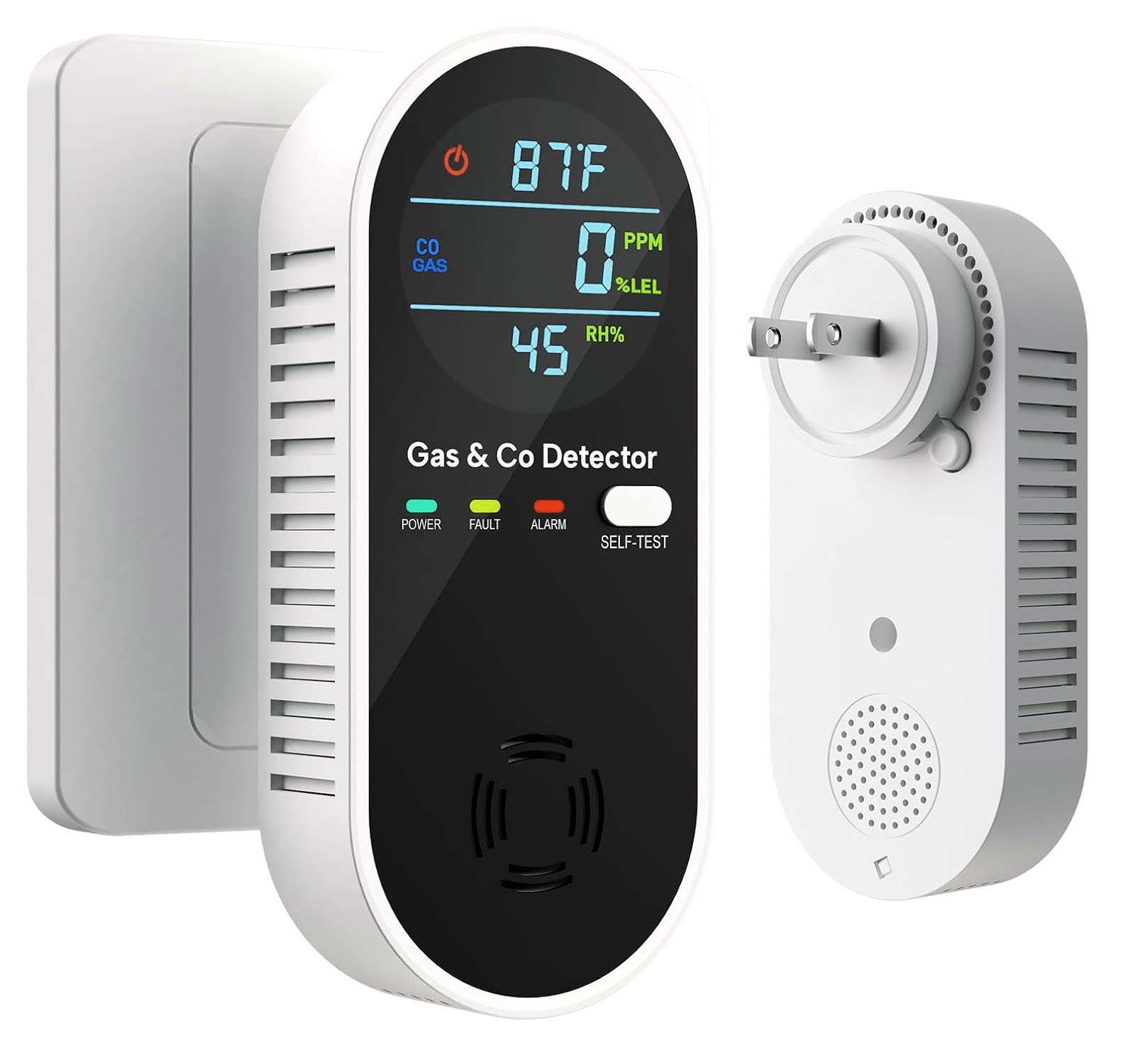 2025 4-in-1 Upgraded Detector Natural Gas Leak Detector Carbon Monoxide Detector Temperature Sensor Humidity Sensor For Home and RV