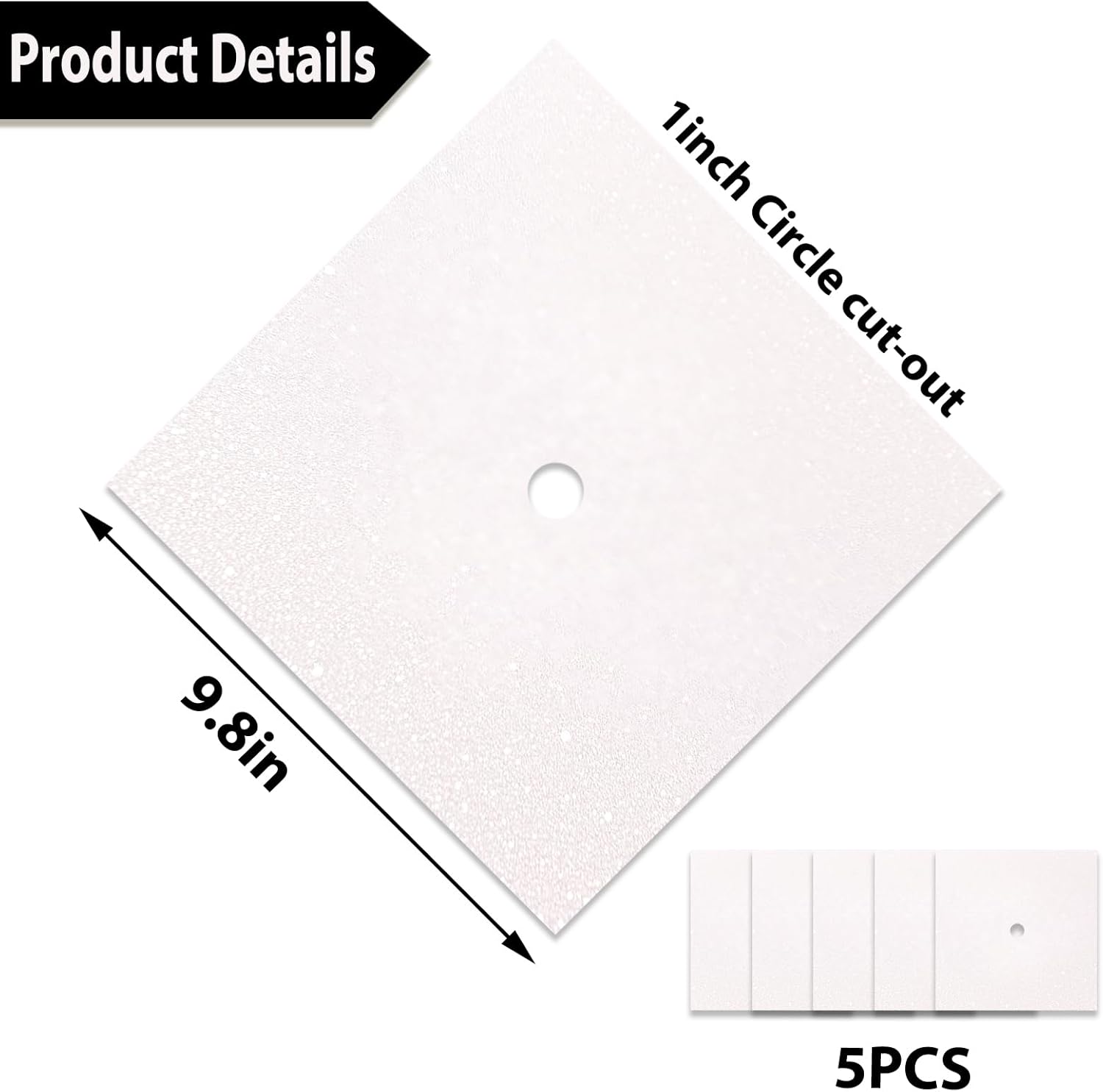 5 Pieces Glitter Cardstock Premium Construction Paper  Graduation Caps Decorations 2025 Congrats Grad Crafts Card Paper Scrapbook Supplies