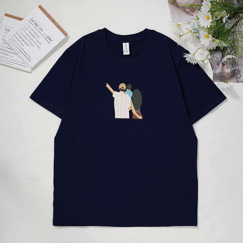 Timeless Threads - Custom Photo & Roman Numeral Embroidered Apparel