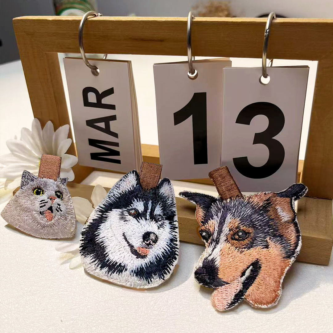 Your Unique Companion: Custom Embroidery Pet Keychains