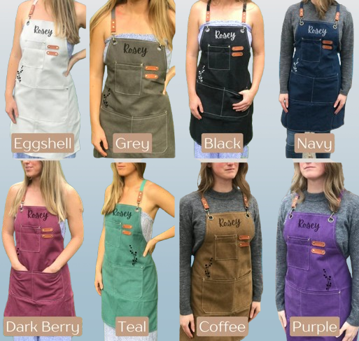 Custom Gardening Apron with Pockets, Perfect Gift for Florists or Gardeners  详情：Product Details