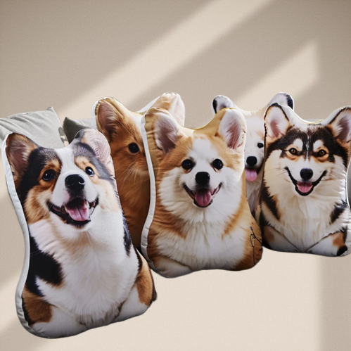 Customizable 3D Photo Pet Shaped Pillow: A Heartfelt Gift for Pet Lovers