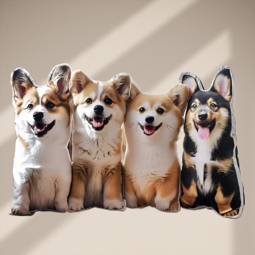 Customizable 3D Photo Pet Shaped Pillow: A Heartfelt Gift for Pet Lovers