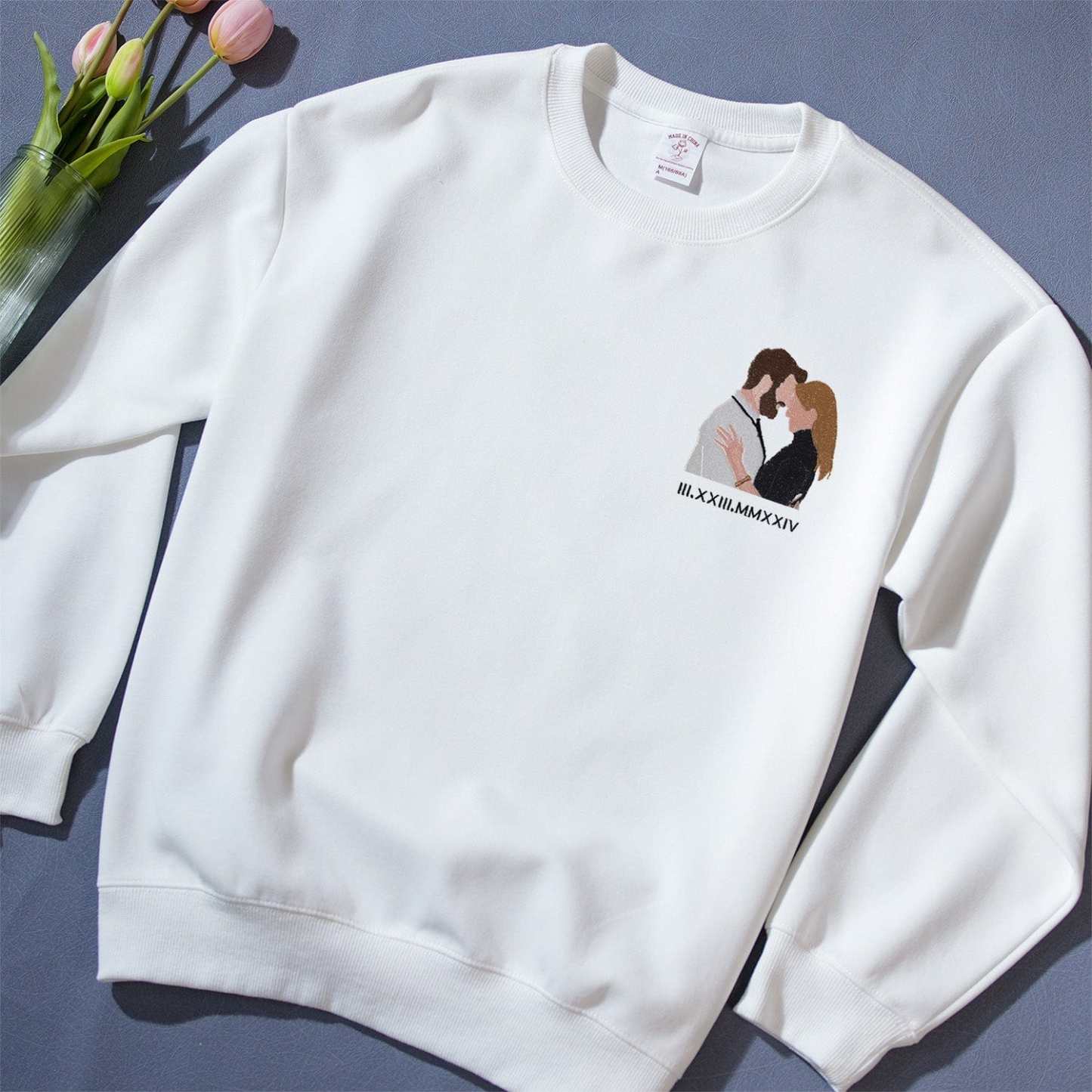 Timeless Threads - Custom Photo & Roman Numeral Embroidered Apparel