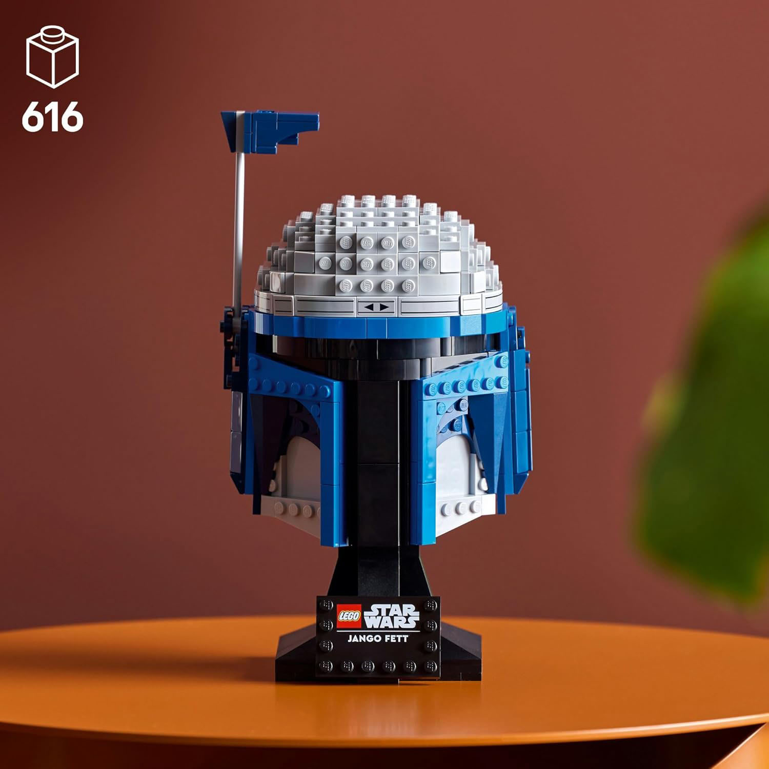 LEGO Star Wars Jango Fett Helmet Mask Model Kit for Adults to Build and Display Collectible Star Wars Home Décor Gift Idea for Classic Star Wars Fans