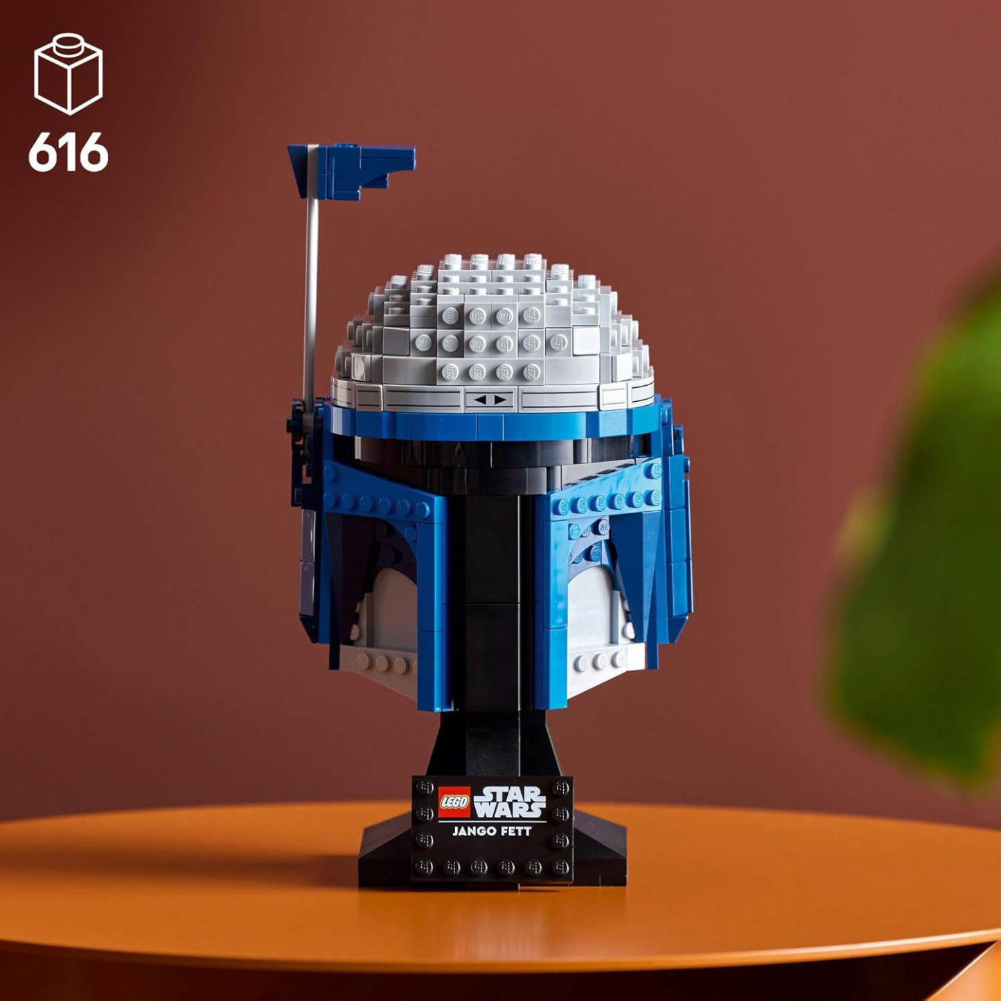 LEGO Star Wars Jango Fett Helmet Mask Model Kit for Adults to Build and Display Collectible Star Wars Home Décor Gift Idea for Classic Star Wars Fans