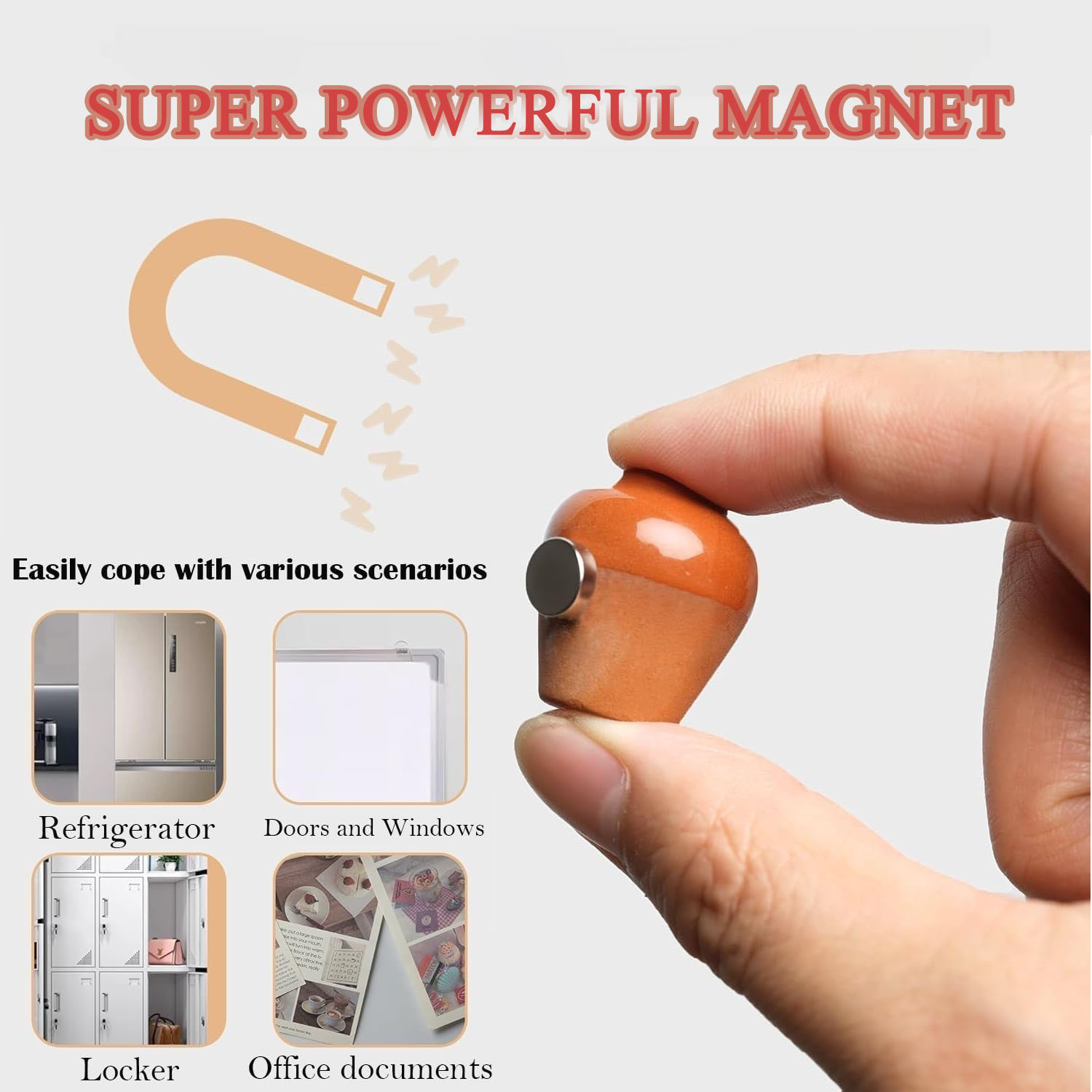 8 Pcs Mini Vase Magnets for Fridge Mini Ceramic Vase Refrigerator Magnets 3D Ceramic Flower Vase Plant FridgeMagnets for Kitchen,Classroom,Office, Home Decorand Cabinet