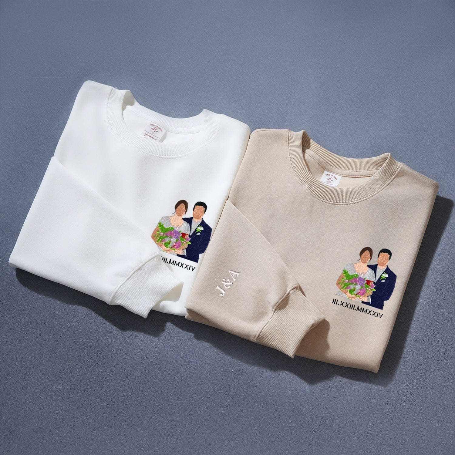 Timeless Threads - Custom Photo & Roman Numeral Embroidered Apparel