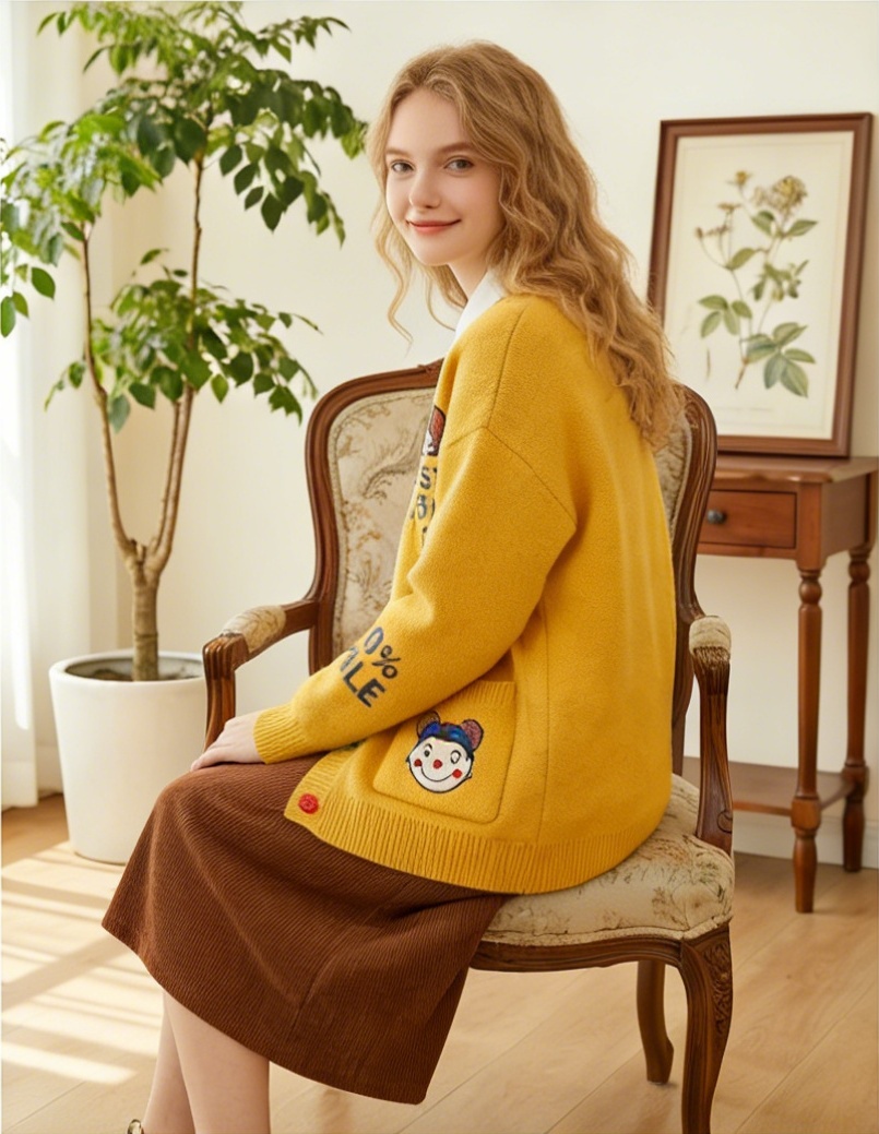 🎄【Christmas Lucky Kitty Sweater】Holiday Party Essential｜Red & White Stripes Classic Christmas Style  LEDLYY Christmas Best Seller 🔴 Be the Holiday Focus in This Look ✨ Classic Christmas Red × 3D Kitty Embroidery × Cozy Snowflake Knit ✨