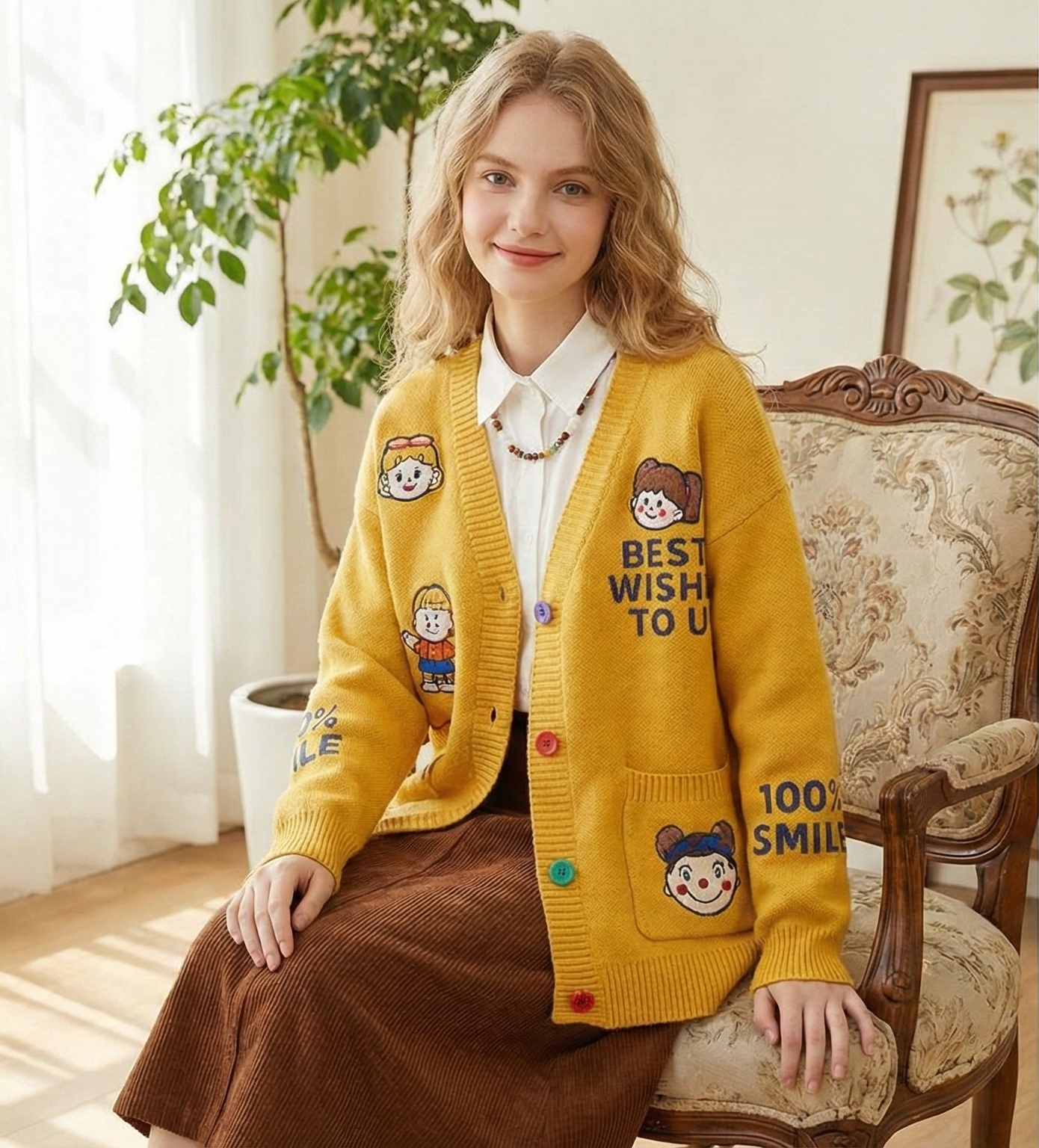 🎄【Christmas Lucky Kitty Sweater】Holiday Party Essential｜Red & White Stripes Classic Christmas Style LEDLYY Christmas Best Seller 🔴 Be the Holiday Focus in This Look ✨ Classic Christmas Red × 3D Kitty Embroidery × Cozy Snowflake Knit ✨