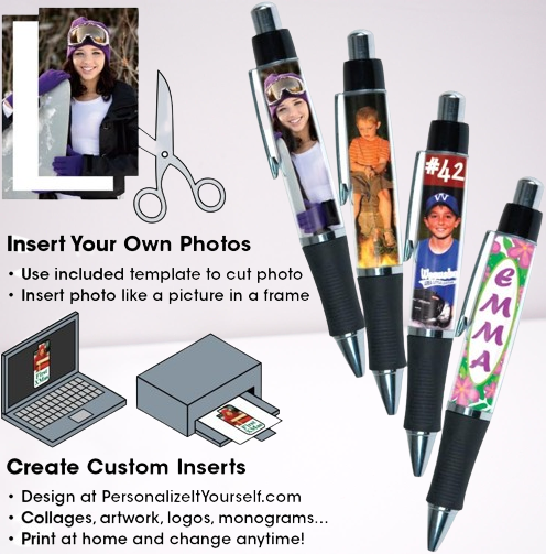 Personalized Photo Travel Mug & Pen DIY Gift Set – Customize Your Own Mugs and Pens with Photos or Online Designs – Perfect for Birthdays, Holidays, or Cherished Memories!