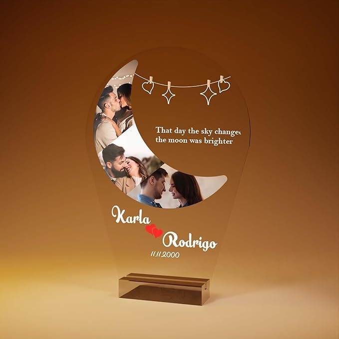 Customized gifts for him or her: customized photo frames for boyfriends, girlfriends, couples, wives, anniversary birthdays