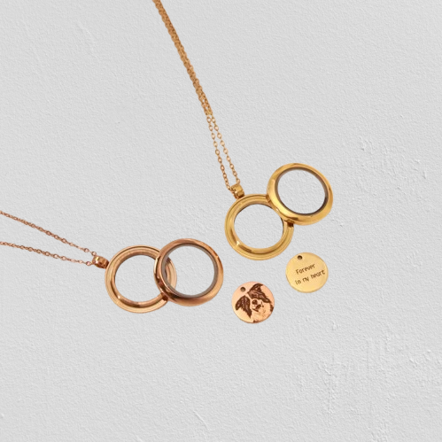 Custom Pet Fur Locket Necklace: A Memorial Keepsake for Her