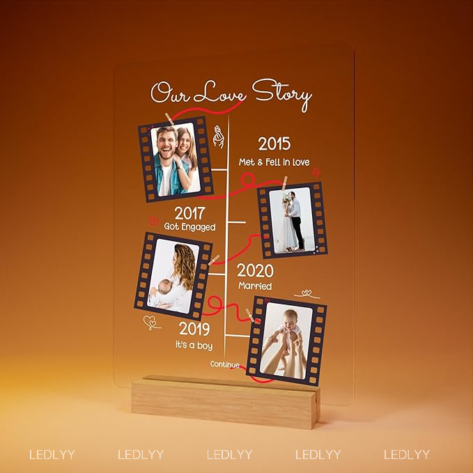 Customized gifts for him or her: customized photo frames for boyfriends, girlfriends, couples, wives, anniversary birthdays