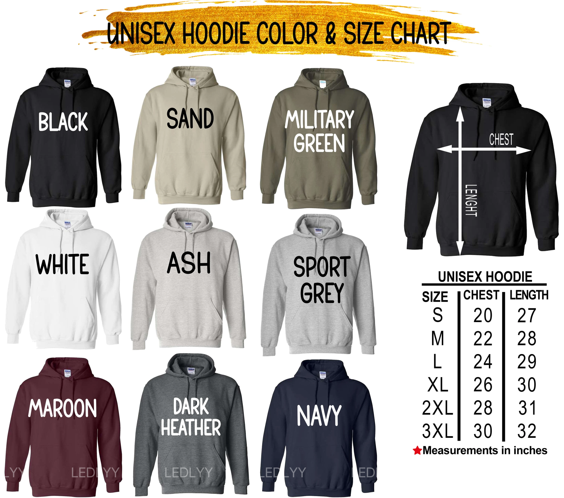 Custom Sweatshirts with Your Business or Brand Logo - Front & Back Printed Hoodies for Teams and Company Gifts
