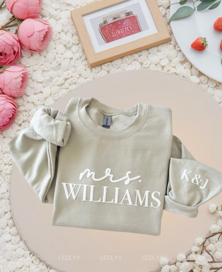 Custom Embossed "Future Mrs" Sweatshirt: Ideal Engagement Gift for the Bride-to-Be or lover