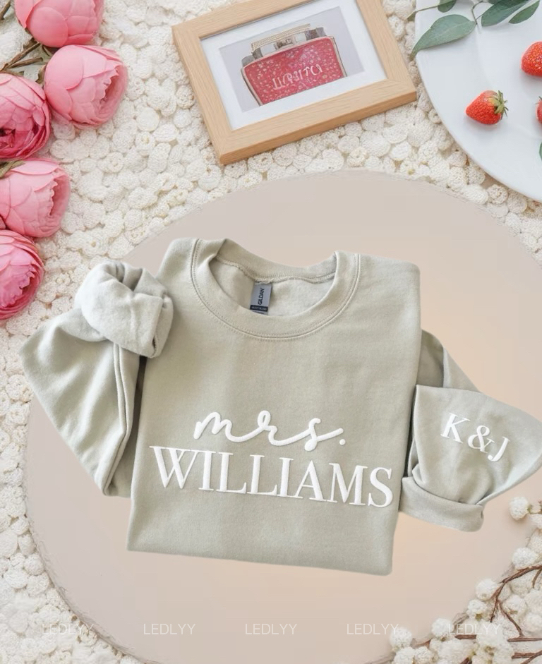 Custom Embossed "Future Mrs" Sweatshirt: Ideal Engagement Gift for the Bride-to-Be or lover