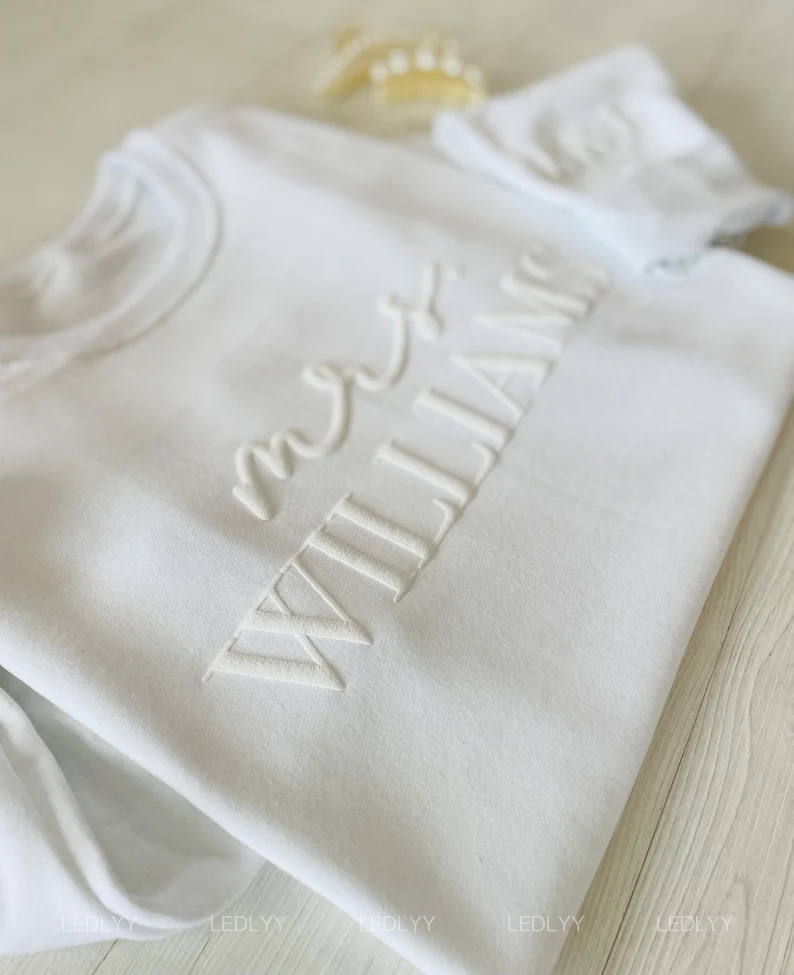 Custom Embossed "Future Mrs" Sweatshirt: Ideal Engagement Gift for the Bride-to-Be or lover