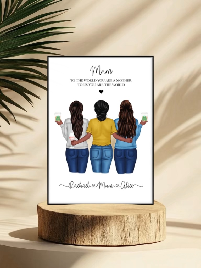 Heartwarming Gifts for family: Unframed Prints for Birthdays, Mother's Day & More