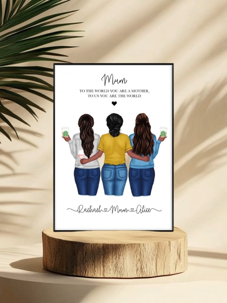 Heartwarming Gifts for family: Unframed Prints for Birthdays, Mother's Day & More