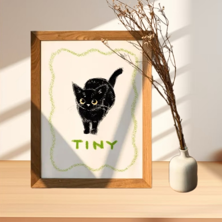 Personalized Cat Portraits: One - of - a - Kind Digital Printable Wall Art