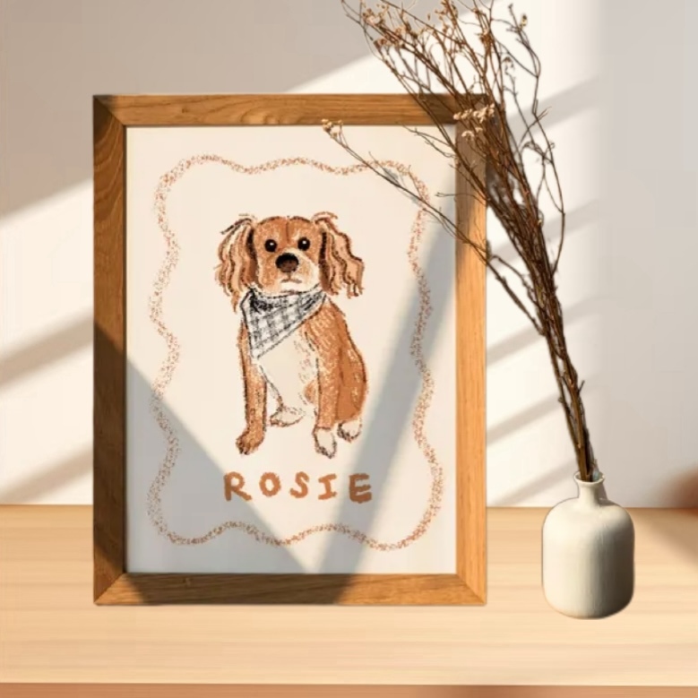 Personalized Cat Portraits: One - of - a - Kind Digital Printable Wall Art