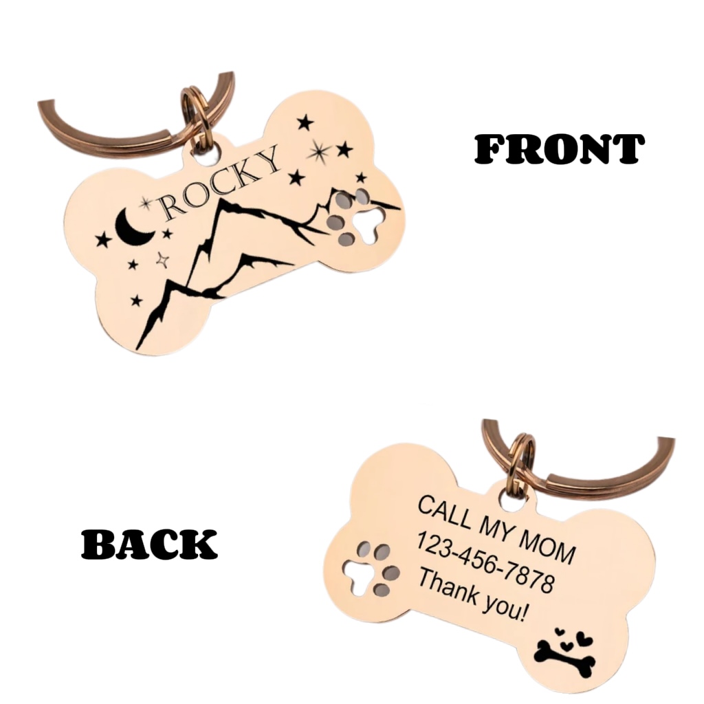 Wilderness - Inspired Pet ID Tags: Customized for Your Dog