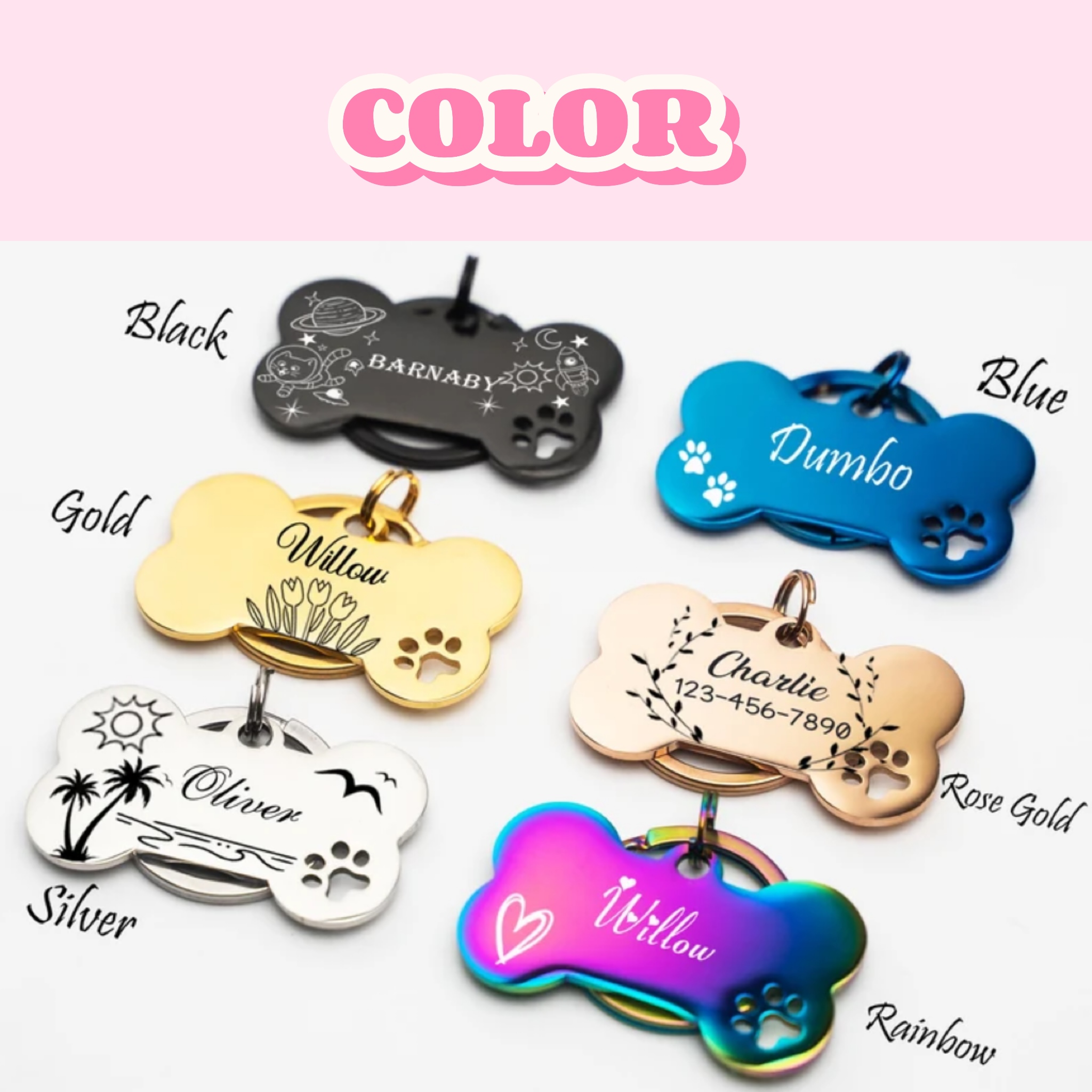 Wilderness - Inspired Pet ID Tags: Customized for Your Dog