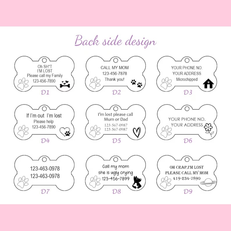 Wilderness - Inspired Pet ID Tags: Customized for Your Dog