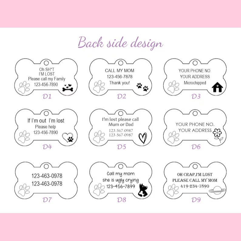 Wilderness - Inspired Pet ID Tags: Customized for Your Dog