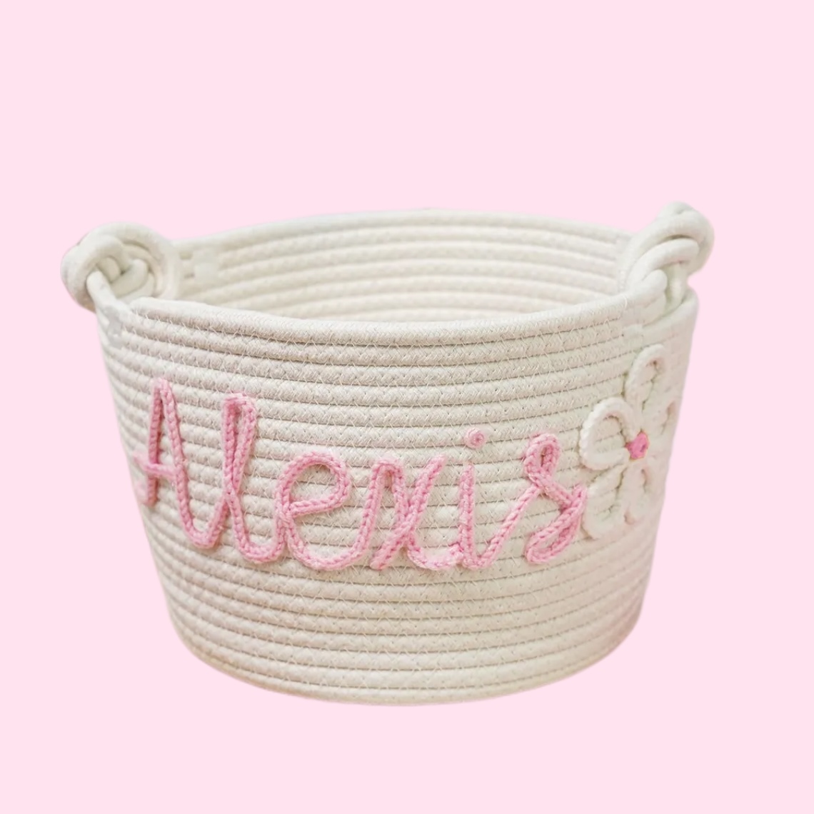 Rope Cotton Baby Gift Baskets - Personalized for the New Arrival